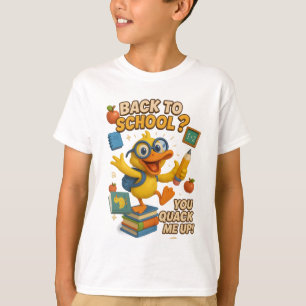 Zurück zur Schule Quack Attack: Lustiges Enten-Kin T-Shirt