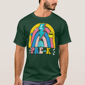 Zurück zur Schule Rainbow Prek Teacher Student Kin T-Shirt