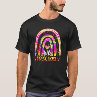 Zurück zur Schule Regenbogen Boho Tie Dye Lehrer H T-Shirt