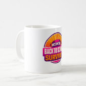 Zurück zur Schule Retro Schulbus Tasse (Vorderseite Links)