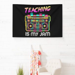Zurück zur Schule Retro Unterrichten ist mein Ding Banner