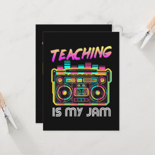 Zurück zur Schule Retro Unterrichten ist mein Ding Einladung
