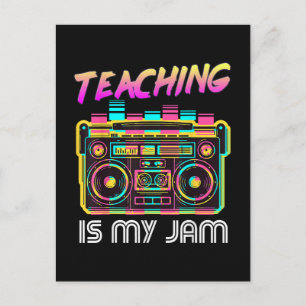 Zurück zur Schule Retro Unterrichten ist mein Ding Einladungspostkarte
