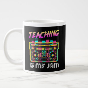 Zurück zur Schule Retro Unterrichten ist mein Ding Jumbo-Tasse