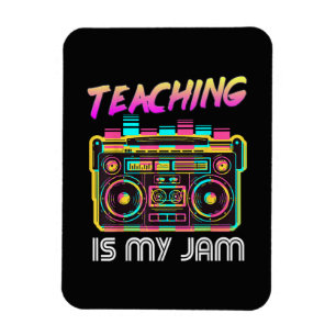 Zurück zur Schule Retro Unterrichten ist mein Ding Magnet