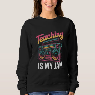 Zurück zur Schule Retro-Unterrichten ist mein Ding Sweatshirt