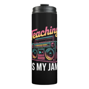 Zurück zur Schule Retro-Unterrichten ist mein Ding Thermosbecher