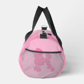 Zurück zur Schule Rosa Poodle klein Duffle Bag (Rechts)