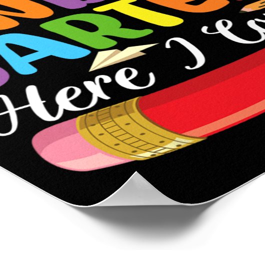 Zurück zur Schule, schau mir den Kindergarten an Poster (Ecke)