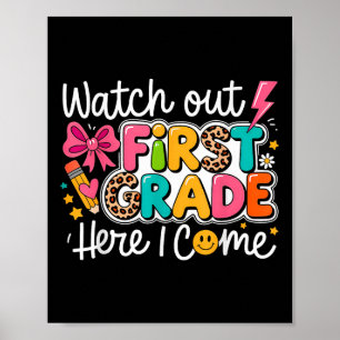 Zurück zur Schule, schau mir den Kindergarten an Poster