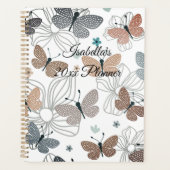 Zurück zur Schule Schöne Schmetterlinge Personalis Planer (Vorderseite)