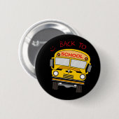 Zurück zur Schule - Schulbus Button (Vorne & Hinten)