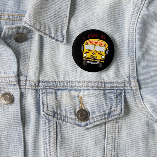 Zurück zur Schule - Schulbus Button (Beispiel)