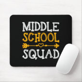 Zurück zur Schule Schüler Lehrer Mittelschule Grup Mousepad (Mit Mouse)