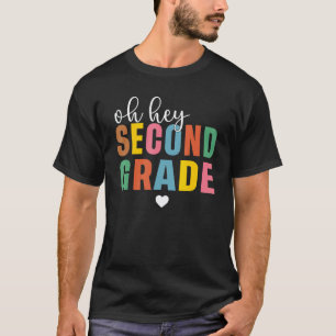 Zurück zur Schule Schüler Lehrer Oh Hallo 2. Zweit T-Shirt