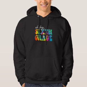 Zurück zur Schule Schüler Lehrer Oh Hallo Sechste  Hoodie