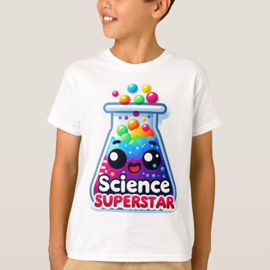 Zurück zur Schule "Science Superstar" Puppe T-Shirt (Vorderseite)