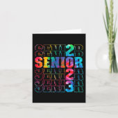 Zurück zur Schule Senior 2023 Abschluss oder erste Karte (Vorderseite)