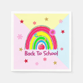 Zurück zur Schule Serviette