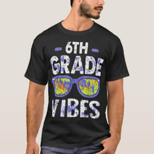 Zurück zur Schule Shirt 6. Klasse Vibes, Erster Ta