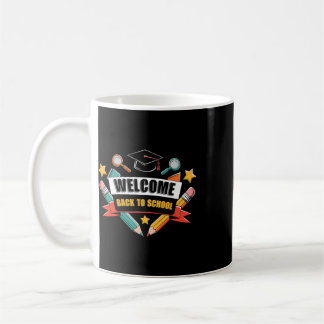 Zurück zur Schule Shirt Cute 2025 Apfel Student Bl Kaffeetasse