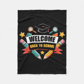 Zurück zur Schule Shirt Cute 2025 Apple Student Bl Fleecedecke