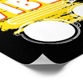 Zurück zur Schule Shirt der 7. Klasse Poster (Ecke)