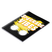 Zurück zur Schule Shirt der zweiten Klasse Notizblock (Linke Seite)