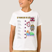 Zurück zur Schule. Sie got wieder früh T-Shirt (Vorderseite)