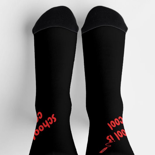 Zurück zur Schule Socken (Oben)