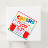 Zurück zur Schule Soda-Geschenketiketten Geschenkanhänger (Beispiel)