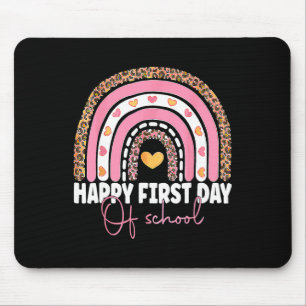 Zurück zur Schule Spaß Erster glücklicher Schultag Mousepad