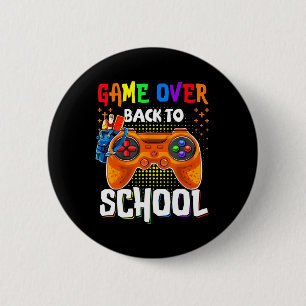 Zurück zur Schule Spaß Spiel Über Lehrer Schüler K Button
