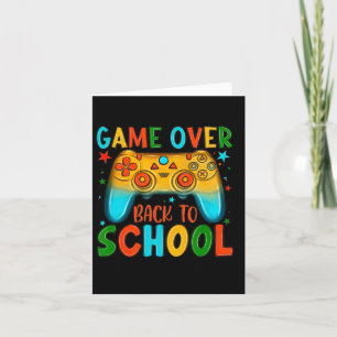 Zurück zur Schule Spaß Spiel über Lehrer Schüler K Karte