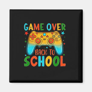 Zurück zur Schule Spaß Spiel über Lehrer Schüler K Magnet