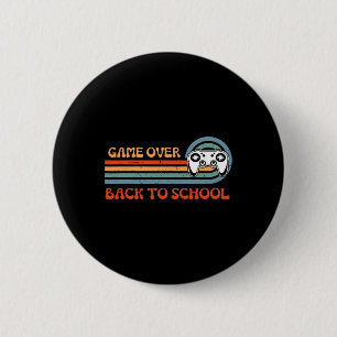 Zurück zur Schule Spaß Spiel Über Lehrer Schüler V Button