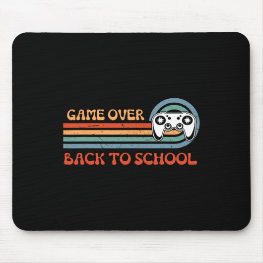 Zurück zur Schule Spaß Spiel Über Lehrer Schüler V Mousepad (Vorne)