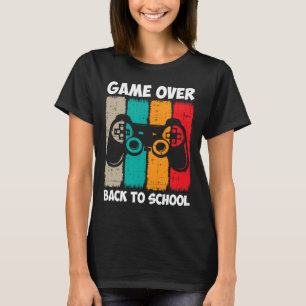 Zurück zur Schule Spaß Spiel Über Lehrer Schüler V T-Shirt