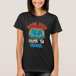 Zurück zur Schule Spiel vorbei Lehrer Schüler Kont T-Shirt