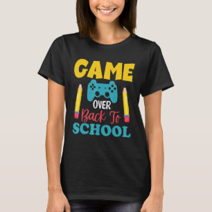 Zurück zur Schule Spiel vorbei Lehrer Schüler Ste T-Shirt