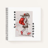Zurück zur Schule - SpiralNotebook Notizblock (Vorderseite)