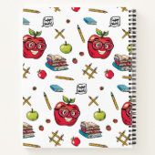 Zurück zur Schule SpiralNotebook: Spaß und Farbenf Notizblock (Rückseite)