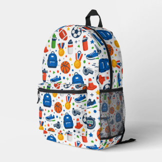 Zurück zur Schule Sportmuster-Rucksack Bedruckter Rucksack