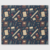 ZURÜCK ZUR SCHULE - Steampunk Goth Palette (DARK) Geschenkpapier (Flach)