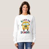 Zurück zur Schule Sweatshirt (Vorne ganz)