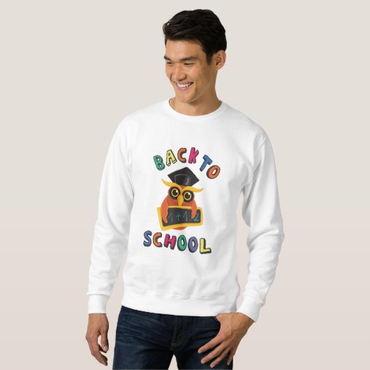 Zurück zur Schule Sweatshirt (Vorne ganz)