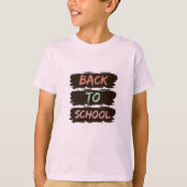 Zurück zur Schule T-Shirt (Vorderseite)