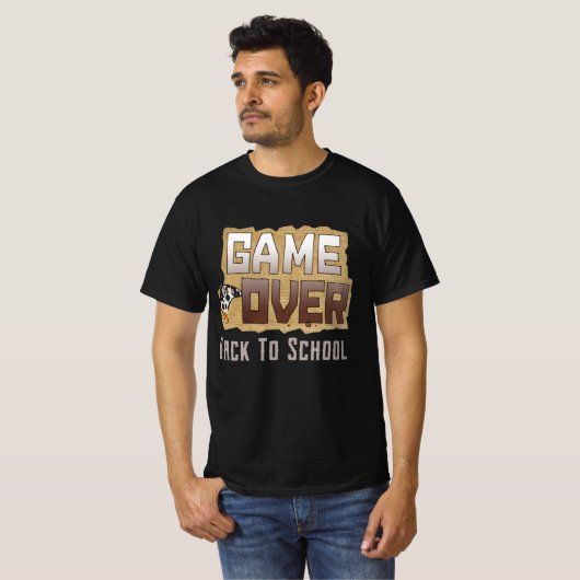 Zurück zur Schule T-Shirt (Vorne ganz)