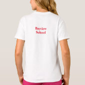 Zurück zur Schule T-Shirt (Rückseite)