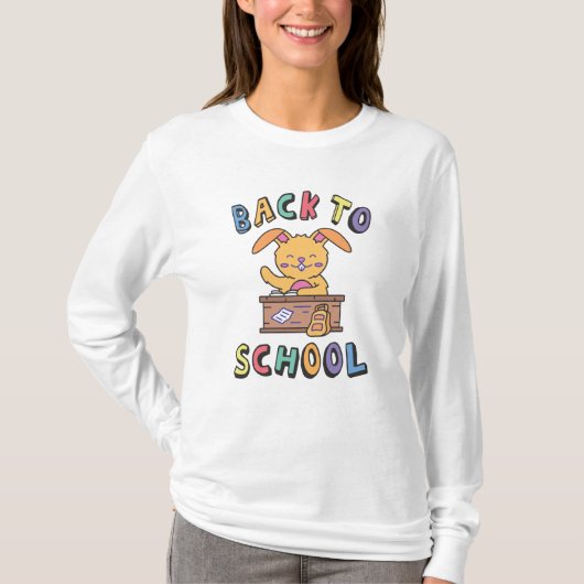 Zurück zur Schule T-Shirt (Vorderseite)